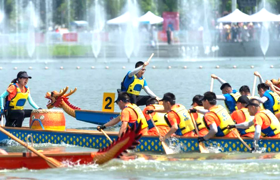 2019锡山区首届职工龙舟赛 (3)